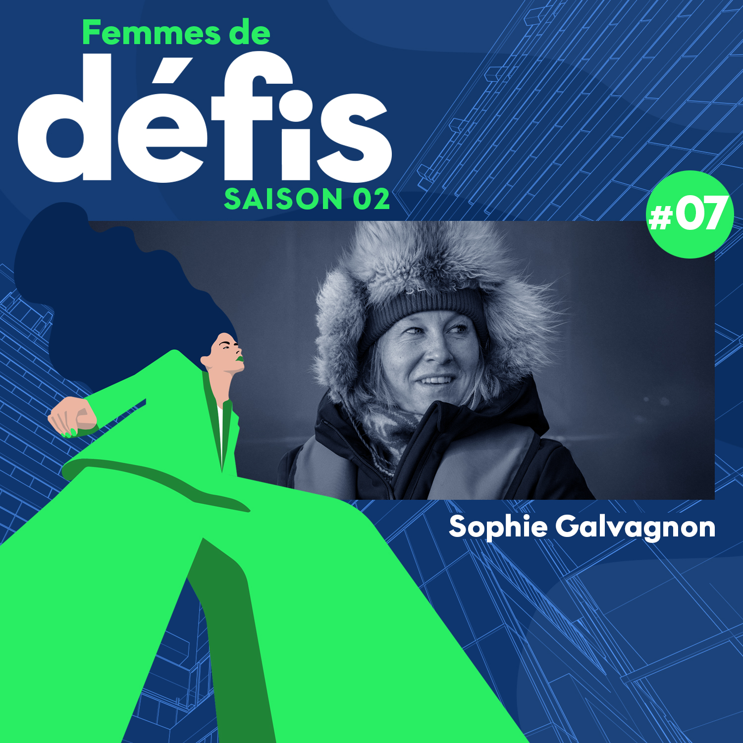Saison 02 Épisode 07 – Sophie Galvagnon, exploratrice des zones polaires